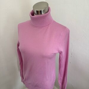 J. Crew Orchid Pink Turtleneck Sweater